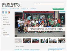 Tablet Screenshot of blog.informalrunning.com